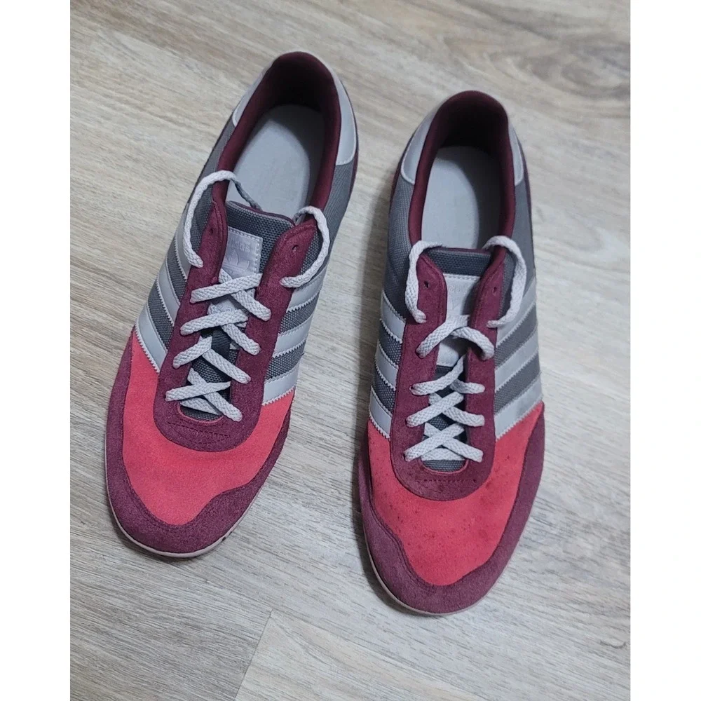 VTG Adidas PT 70 Sneakers Burgundy/Wine Red 096903 - Mens 9.5 - 2007 Rare